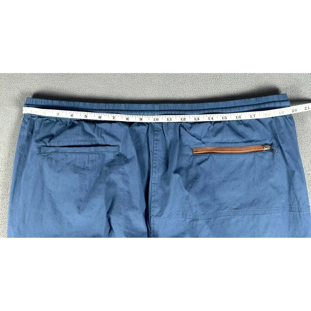 Paul Smith Pants Men 2XL Blue Cargo Pocket Drawstring Minimalist Quiet Luxury